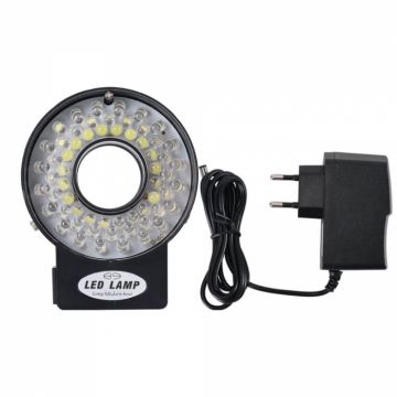 Inel iluminator 60 LED pentru microscoape digitale, diametru maxim 45mm