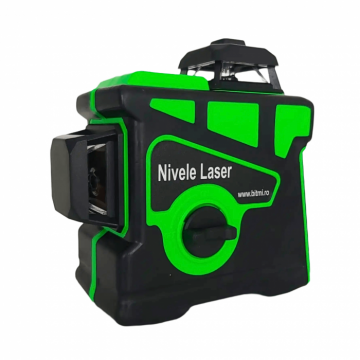 Nivela laser 12 linii cu dioda verde si accesorii incluse, Bitmi 10120