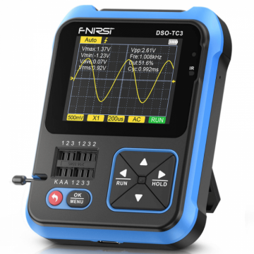 Tester LCR cu osciloscop digital si generator de semnal, FNIRSI DSO-TC3