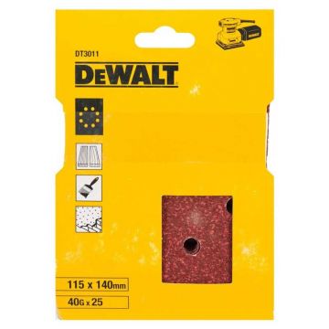 Foi abrazive DeWALT DT3011 115x140mm 40gr 25 buc