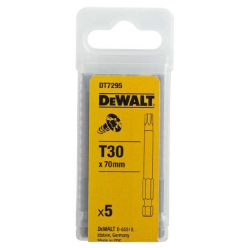 Set 5 biti DeWALT DT7295 Torx 70mm T30