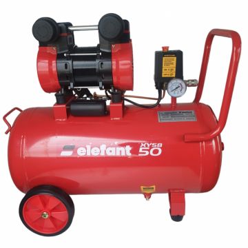 Compresor aer uscat fara ulei ELEFANT XY5850, 50L, 2.4CP 1.8Kw, silentios, profesional