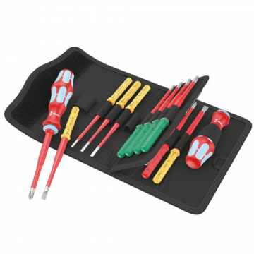 Set surubelnite inoxidabile Kraftform Kompakt VDE, 17 piese, Wera 05006631001