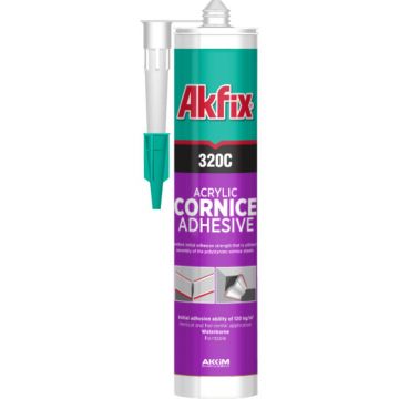 Adeziv pentru cornisa 320C, Akfix, 310 ml