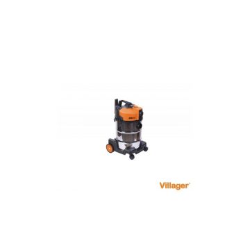 Aspirator constructii Villager VVC 30 DWS,1200w,30 litri, Inox 066272