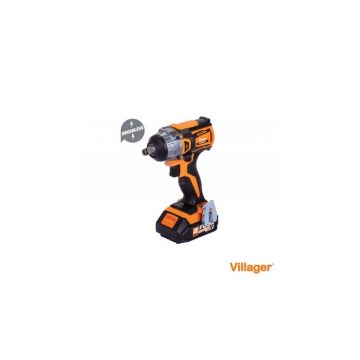 Pistol de impact cu acumulator Villager Fuse VLP 5320-2BSC, include 2 acumulatori si incarcator 056355