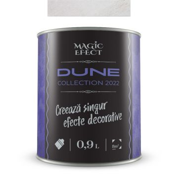 Vopsea decorativa cu efect de dune de nisip, Magic Efect Dune Absolute White, 0.9 l