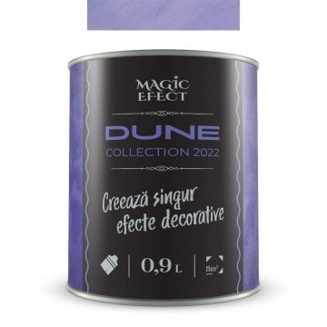 Vopsea decorativa cu efect de dune de nisip, Magic Efect Dune Violet White, 0.9 l