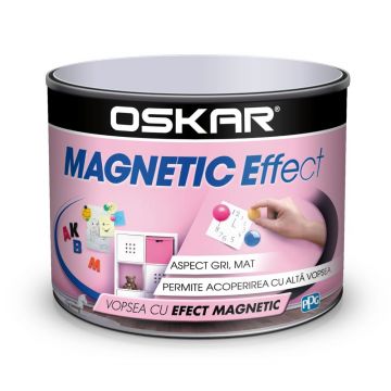 Vopsea decorativa Oskar Magnetic Effect, interior, 0.5 L